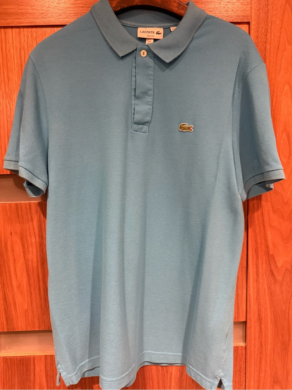 Lacoste Men's Sky Blue Classic Pique Polo